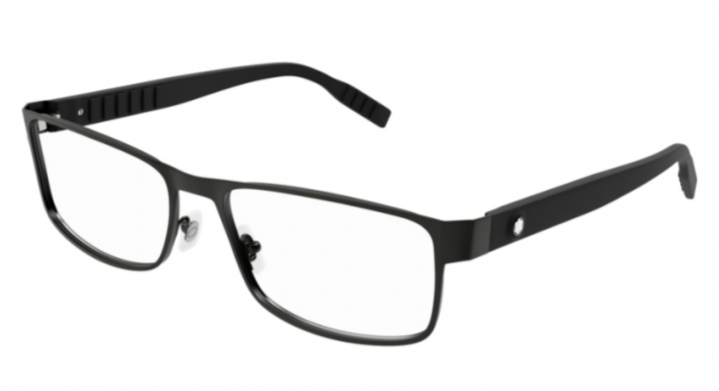 Оправа корригирующая Montblanc 0210O-001 металл M + футляр + салфетка