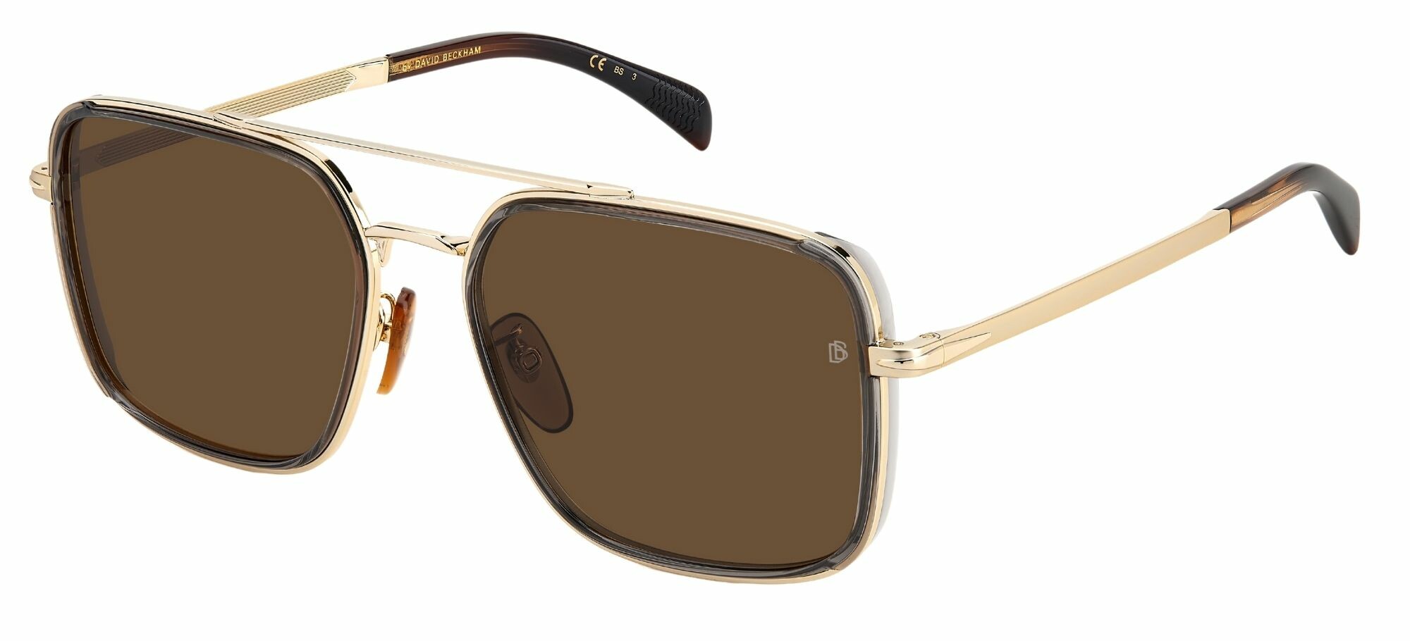 David Beckham 7083/G/S-FT3 комбинированный пластик M UV + футляр + салфетка