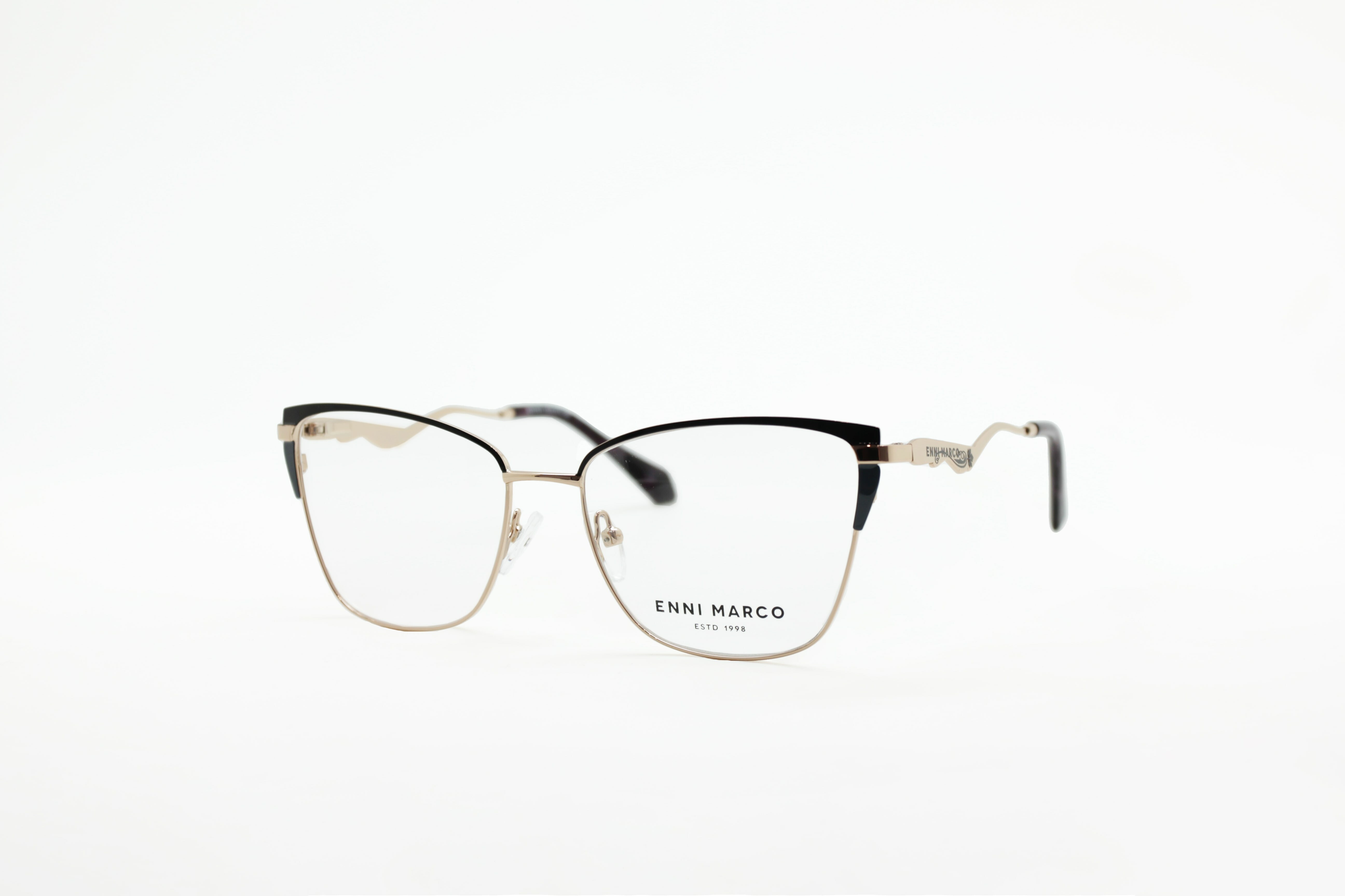 Оправа корригирующая Enni Marco IV 02-866-17 металл W + футляр + салфетка