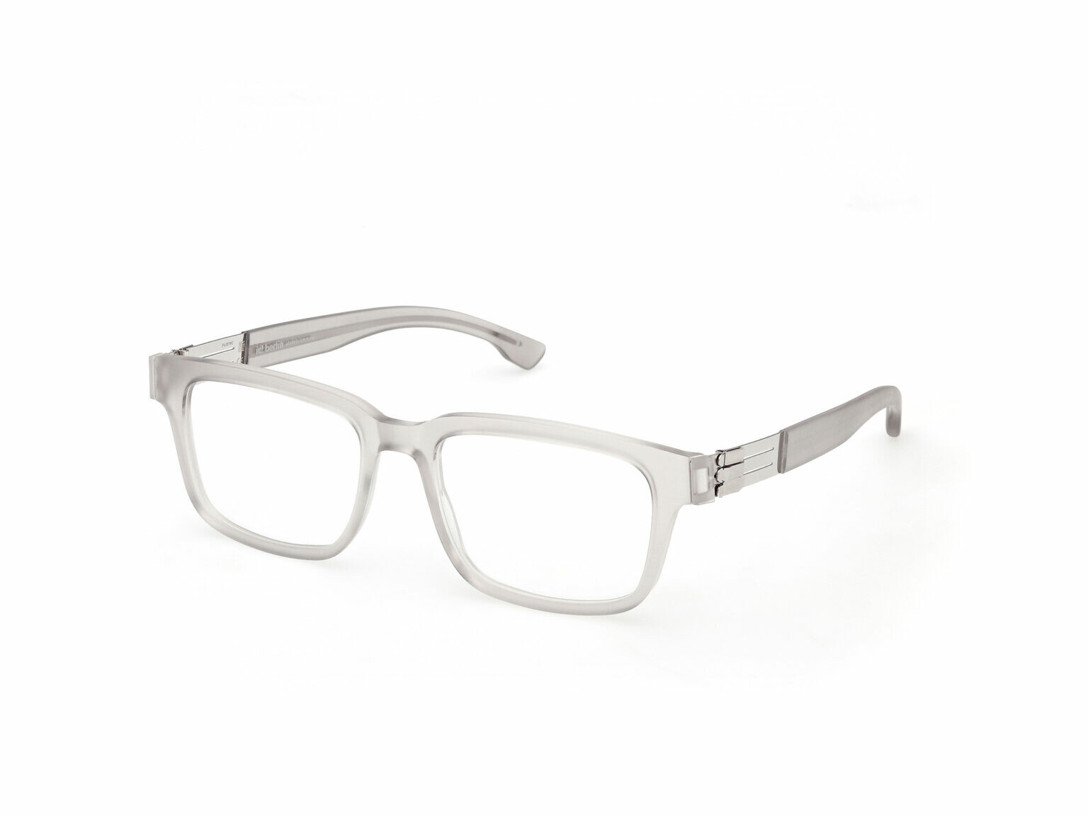 Оправа корригирующая Ic!berlin RIVER-SKY GREY ROUGH/CHROME пластик M + футляр + салфетка