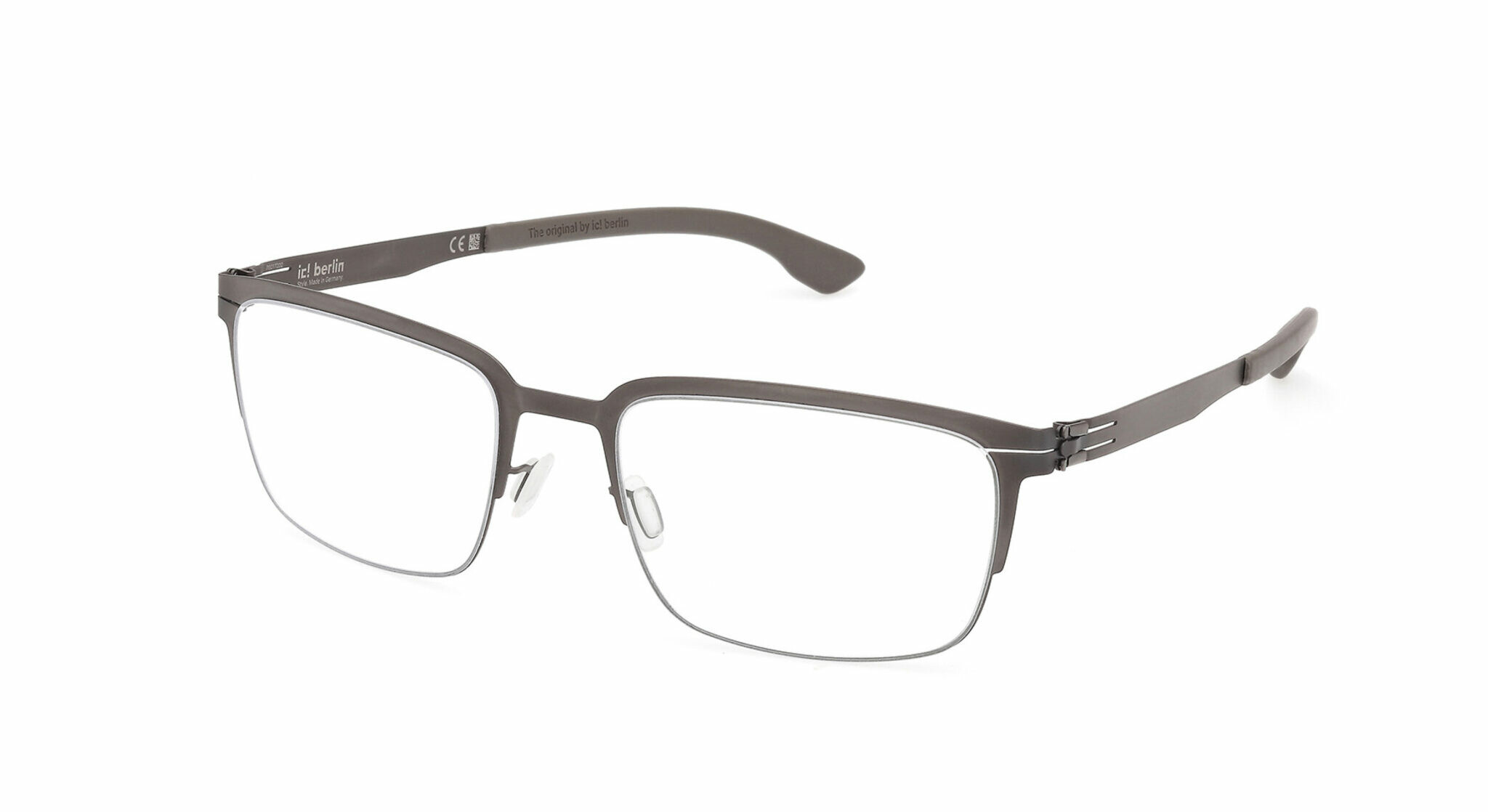 Оправа корригирующая Ic!berlin EMMETT-GRAPHITE/WARM GREY металл M + футляр + салфетка