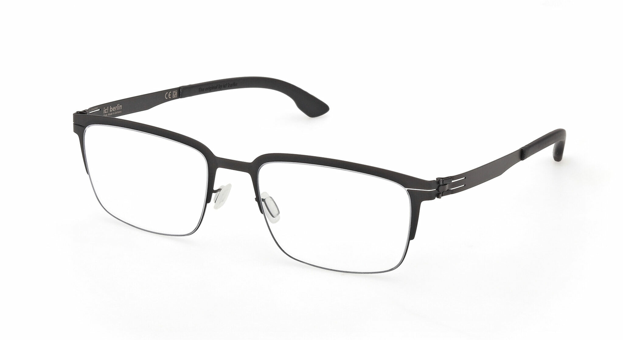 Оправа корригирующая Ic!berlin EMMETT-BLACK металл M + футляр + салфетка