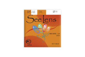 Линза очковая стигматическая +1 d70 i1,49 полимерная SeeLens CR-39 HC Huaming Optical Co. Ltd