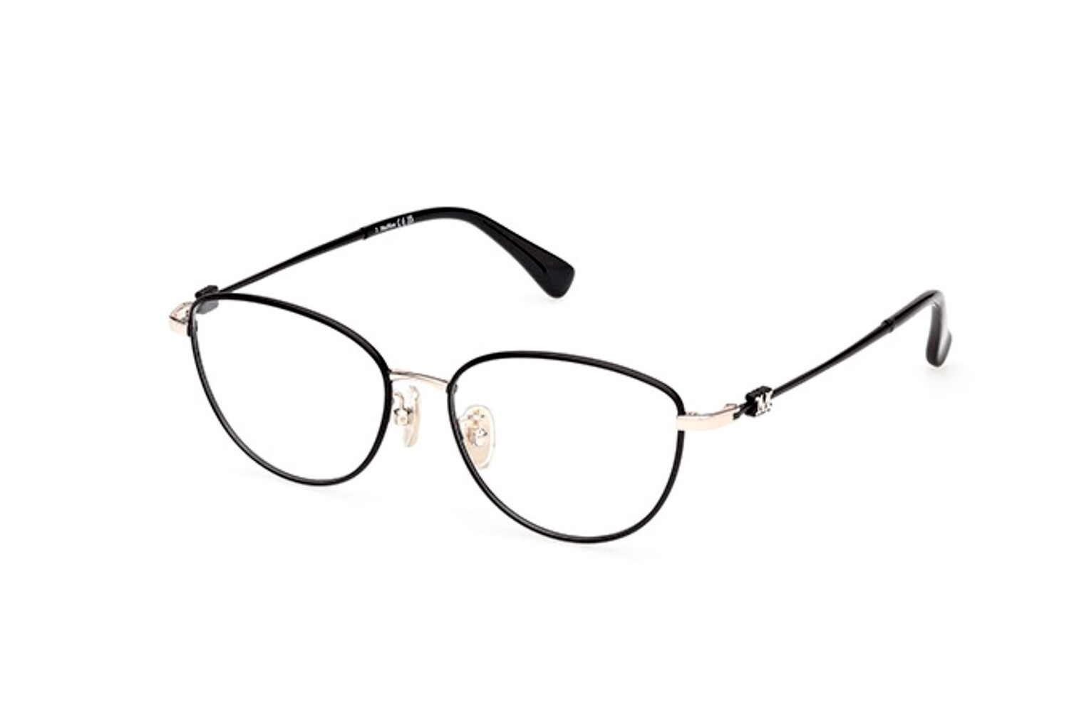 Оправа корригирующая MaxMara 5215-D-002 металл W + футляр + салфетка